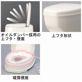 安寿 サニタリエース OD 両用式 / 871-028 暖房便座タイプ 補高＃8